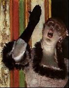 Edgar Degas Singer With a Glove Sweden oil painting artist